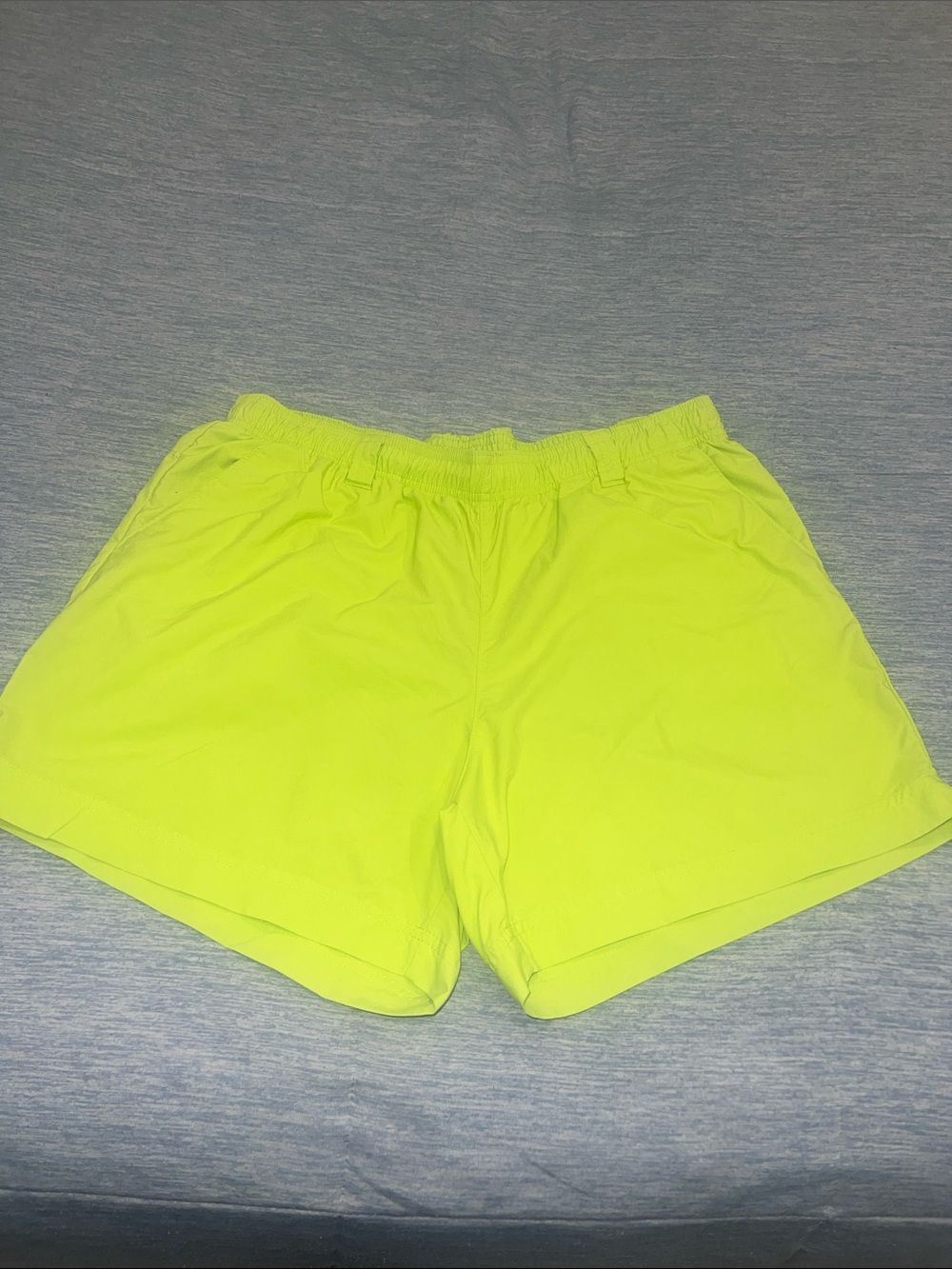 Columbia Neon Yellow women’s Athletic Shorts